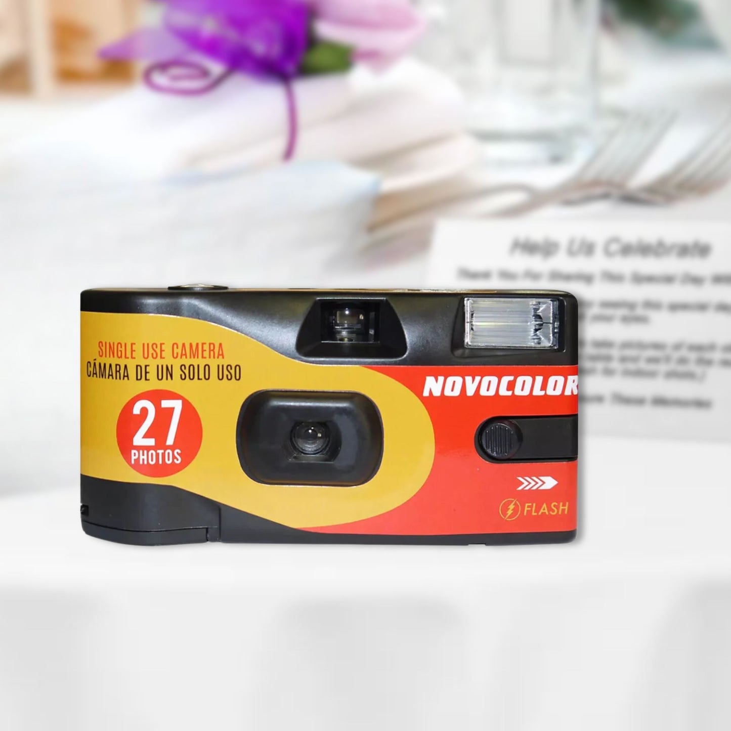 Novocolor Disposable Camera Bundle APM401010 - 10 x 27 Exposure Cameras + Free Developing