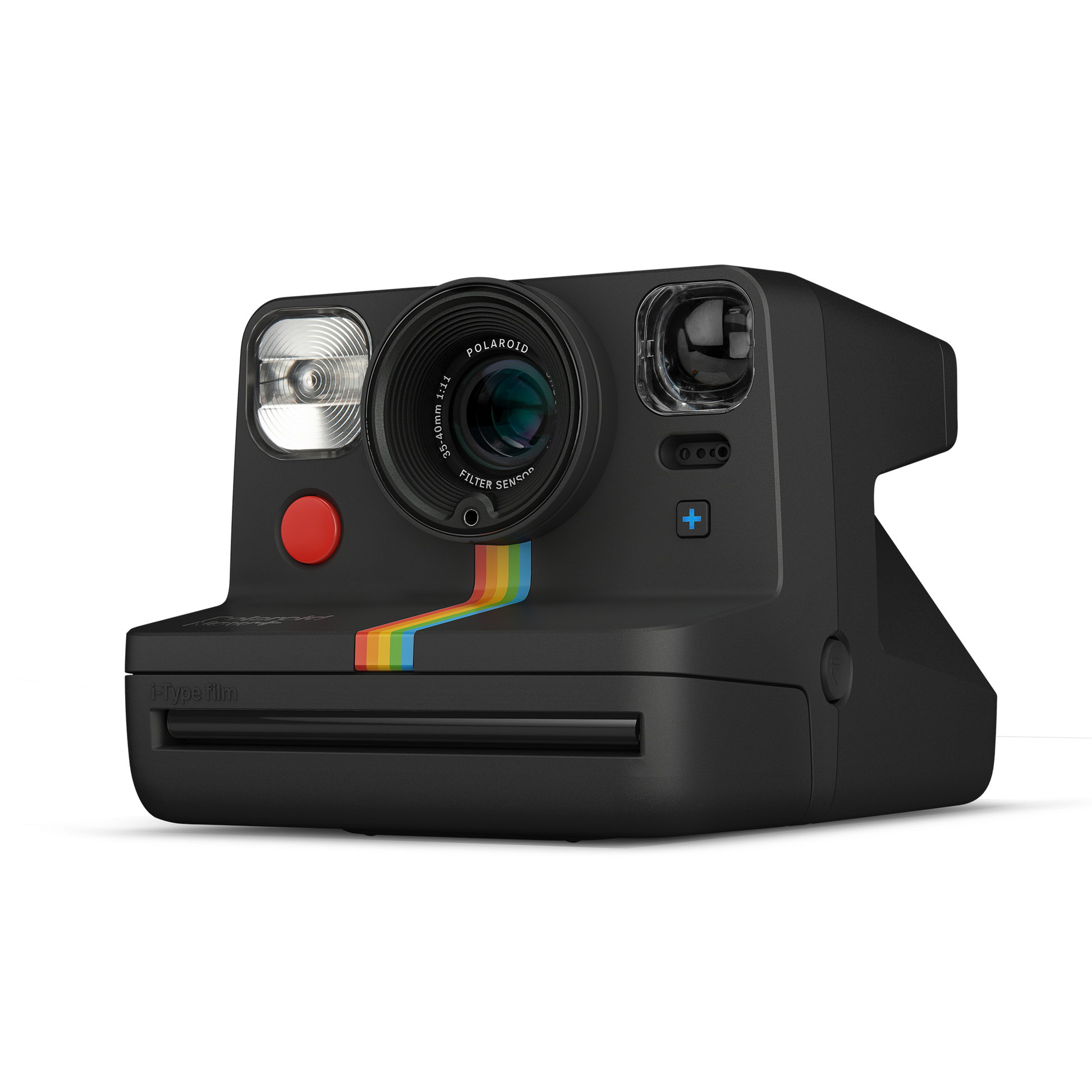 Polaroid Now+: Creative analog instant camera with lens filters and app tools. Compatible with Polaroid 600 and i-Type film.