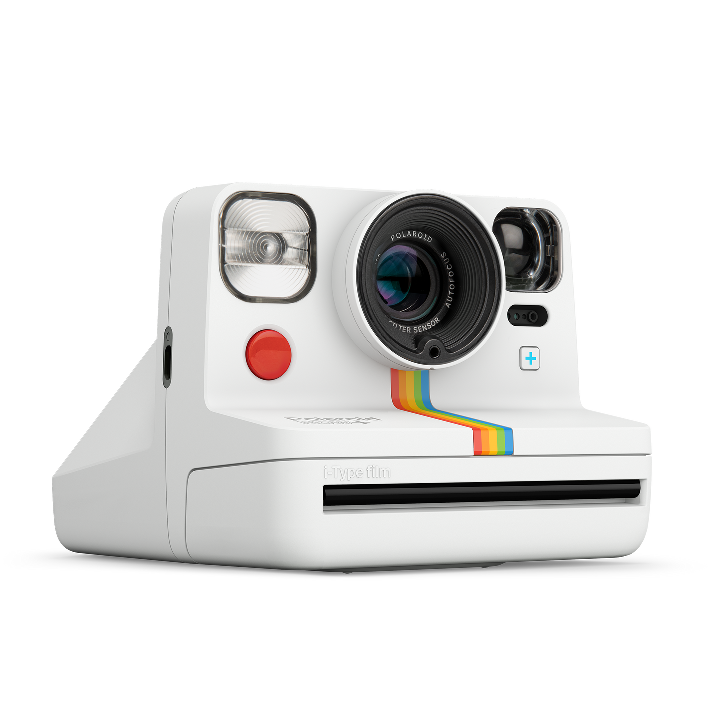 Polaroid Now+: Enhanced analog instant camera with creative lens filters. Compatible with Polaroid 600 and i-Type film. Capture unique moments!
