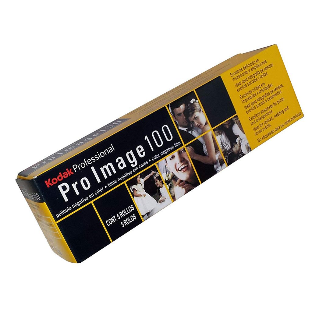  Kodak Pro Image 100 35mm film - High-quality color film for natural skin tones and superb color accuracy.