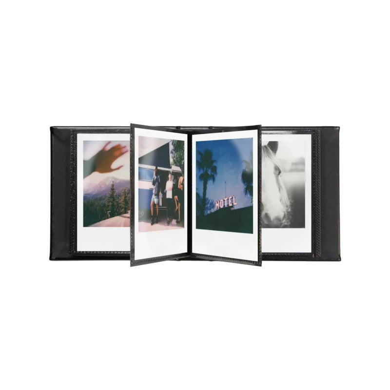 Ensure longevity for your square Polaroid photos with this album. Holds 40 prints, compatible with I-Type, 600, and SX-70 formats. Size: 4.6 x 5 in.