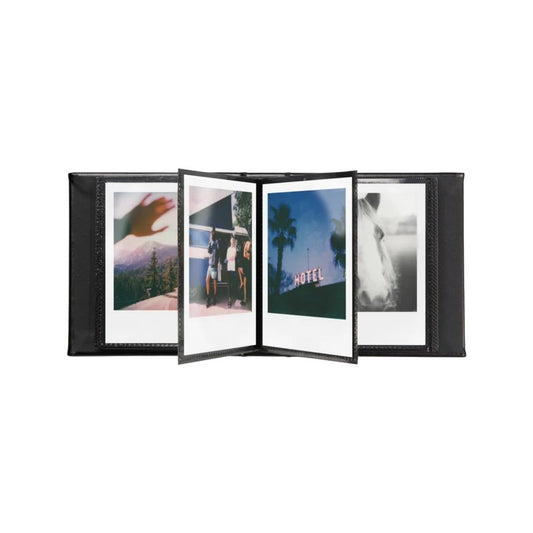 Ensure longevity for your square Polaroid photos with this album. Holds 40 prints, compatible with I-Type, 600, and SX-70 formats. Size: 4.6 x 5 in.